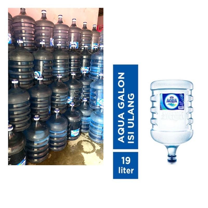 Air Mineral Galon Aqua 19 Liter 1