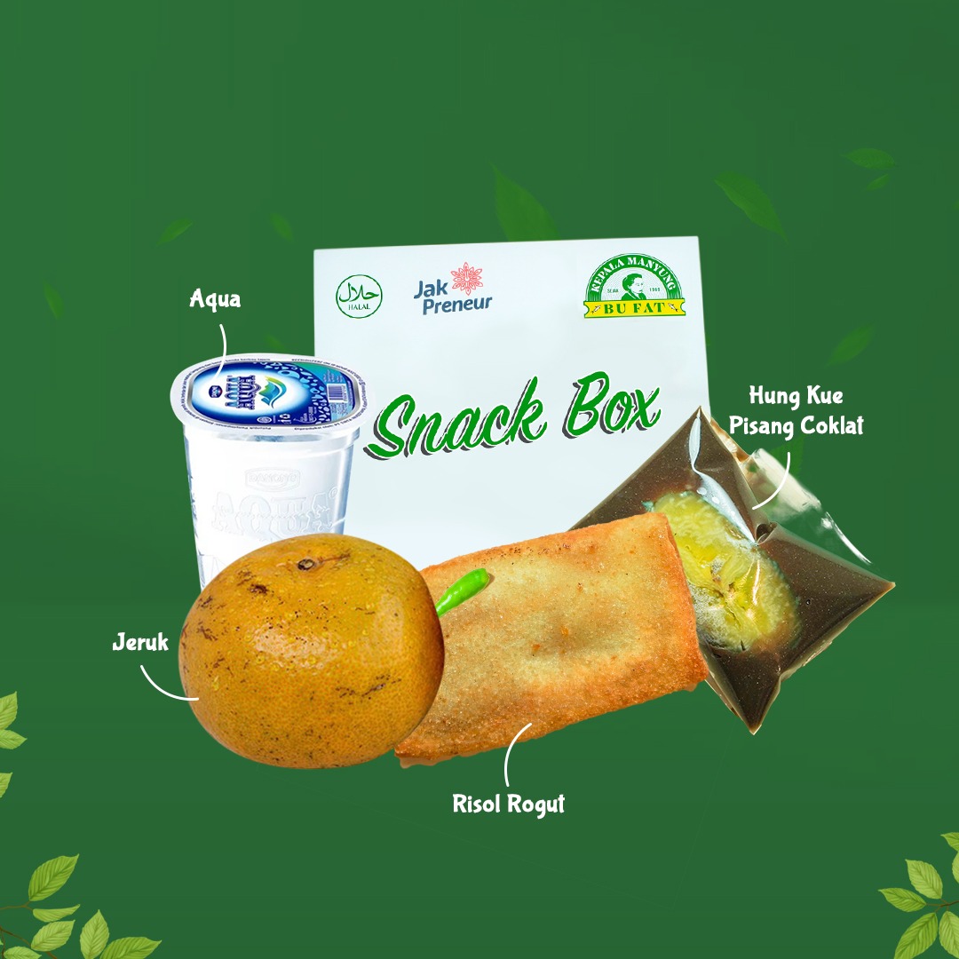 Snack Box RISOL ROGUT, HUNG KUE PISANG COKLAT