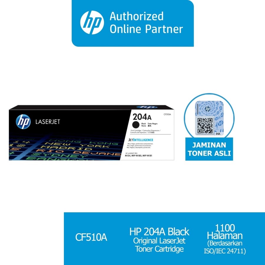 Toner LaserJet HP 204A - CG510A (BL)