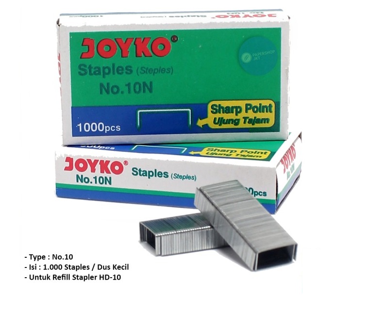 Staples (Isi Stapler) No. 10