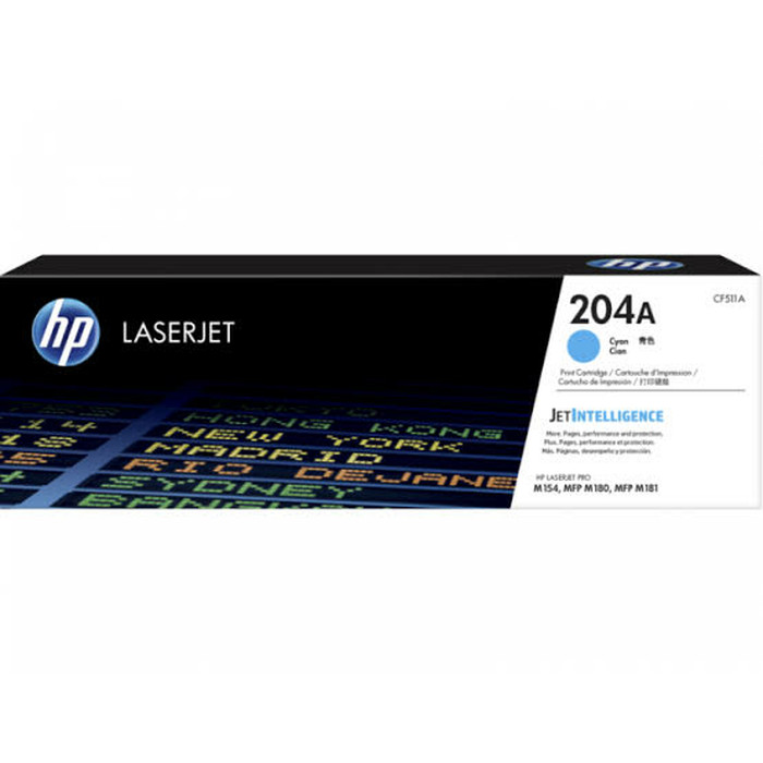 Toner LaserJet HP 204A - CF511A (Cy), CF512A (Yl), CF513A (Mg) Color