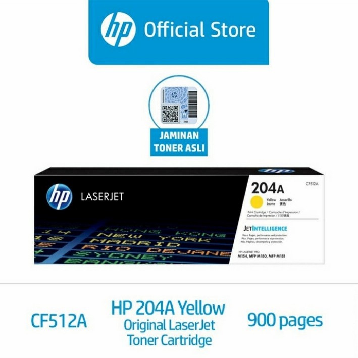 Toner LaserJet HP 204A - CF511A (Cy), CF512A (Yl), CF513A (Mg) Color