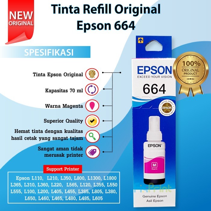 Tinta Epson 664