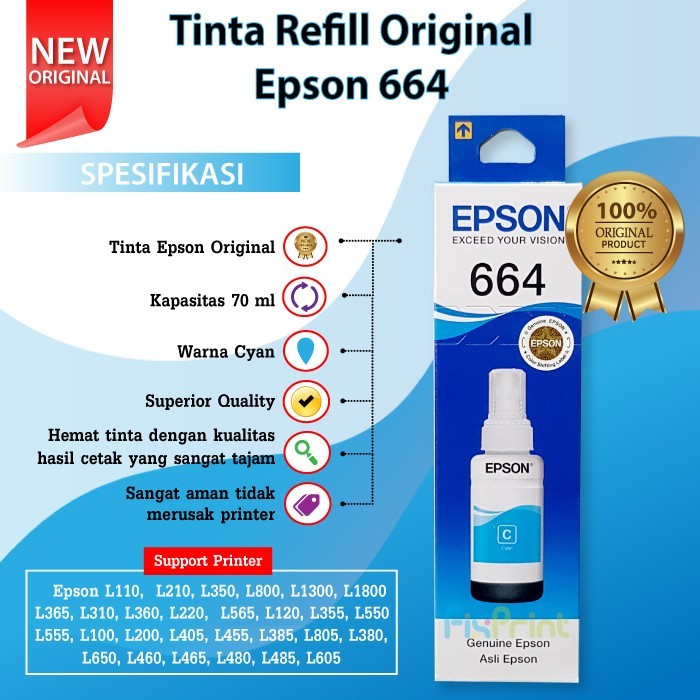 Tinta Epson 664