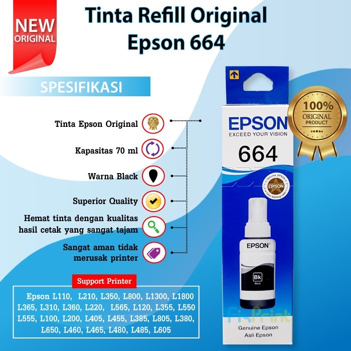 Tinta Epson 664