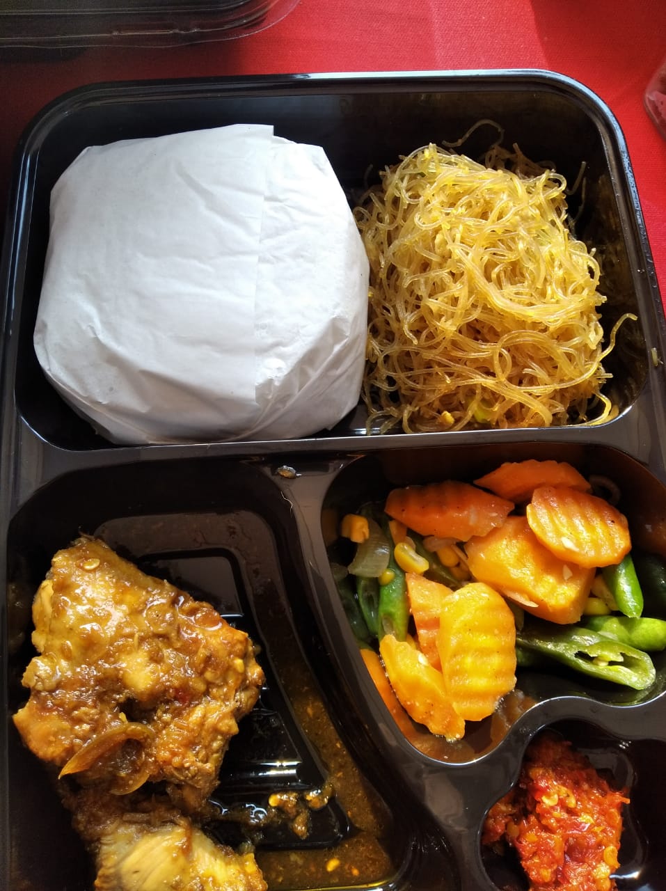 PAKET NASI BOX AYAM KECAP