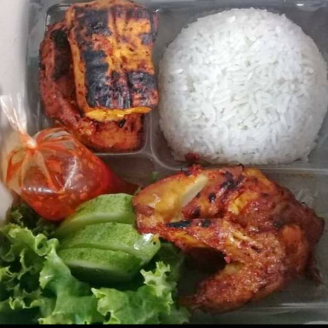 Paket 1 Nasi Ayam Bakar