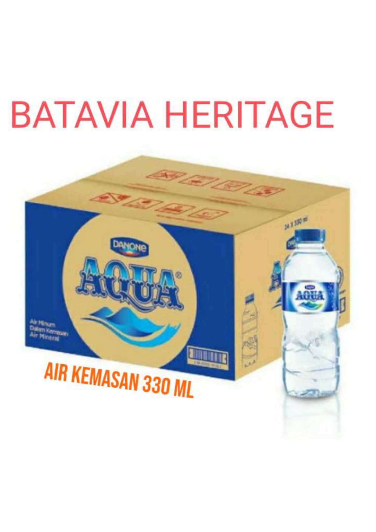 Air Mineral Botol 330 ml - Batavia Heritage