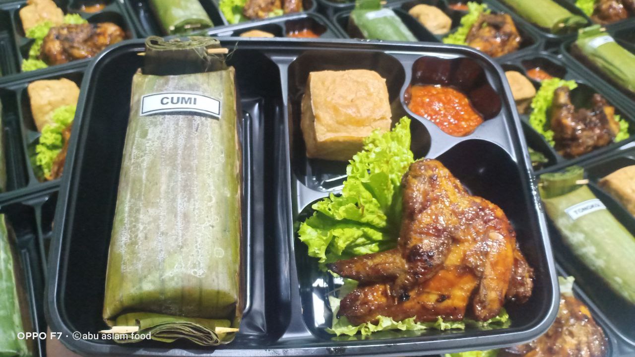 Nasi Box / Nasi Kotak / Nasi Bakar Special | Abu Aslam Food