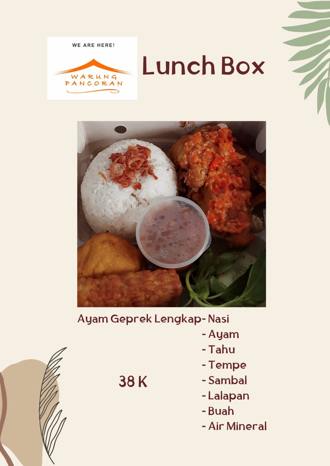 nasi ayam geprek