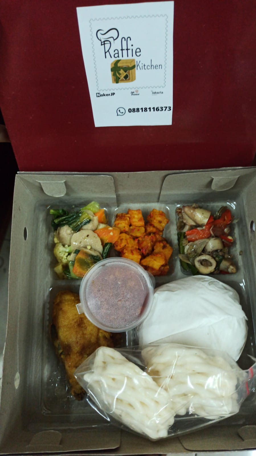 Nasi Box Paket I by  Raffie Kitchen