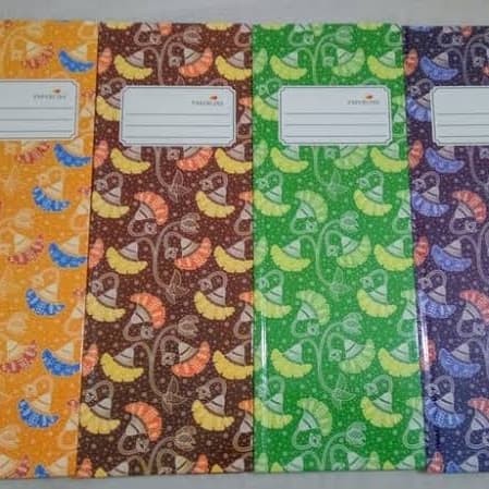 Buku Tulis (Hard Cover) Uk. 11 x 31cm - 1/2 Folio