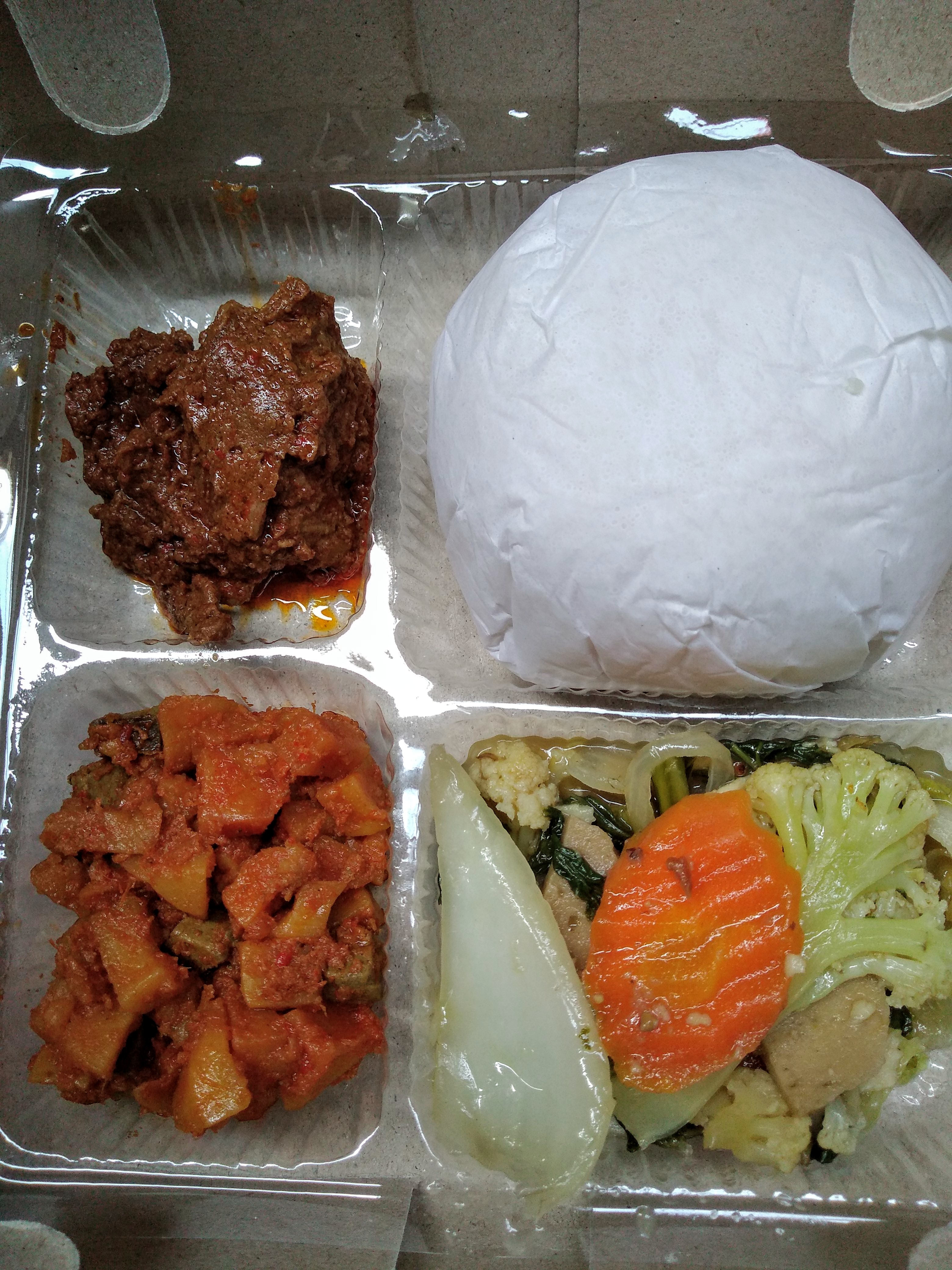 Nasi Box Rendang - QQ's Kitchen