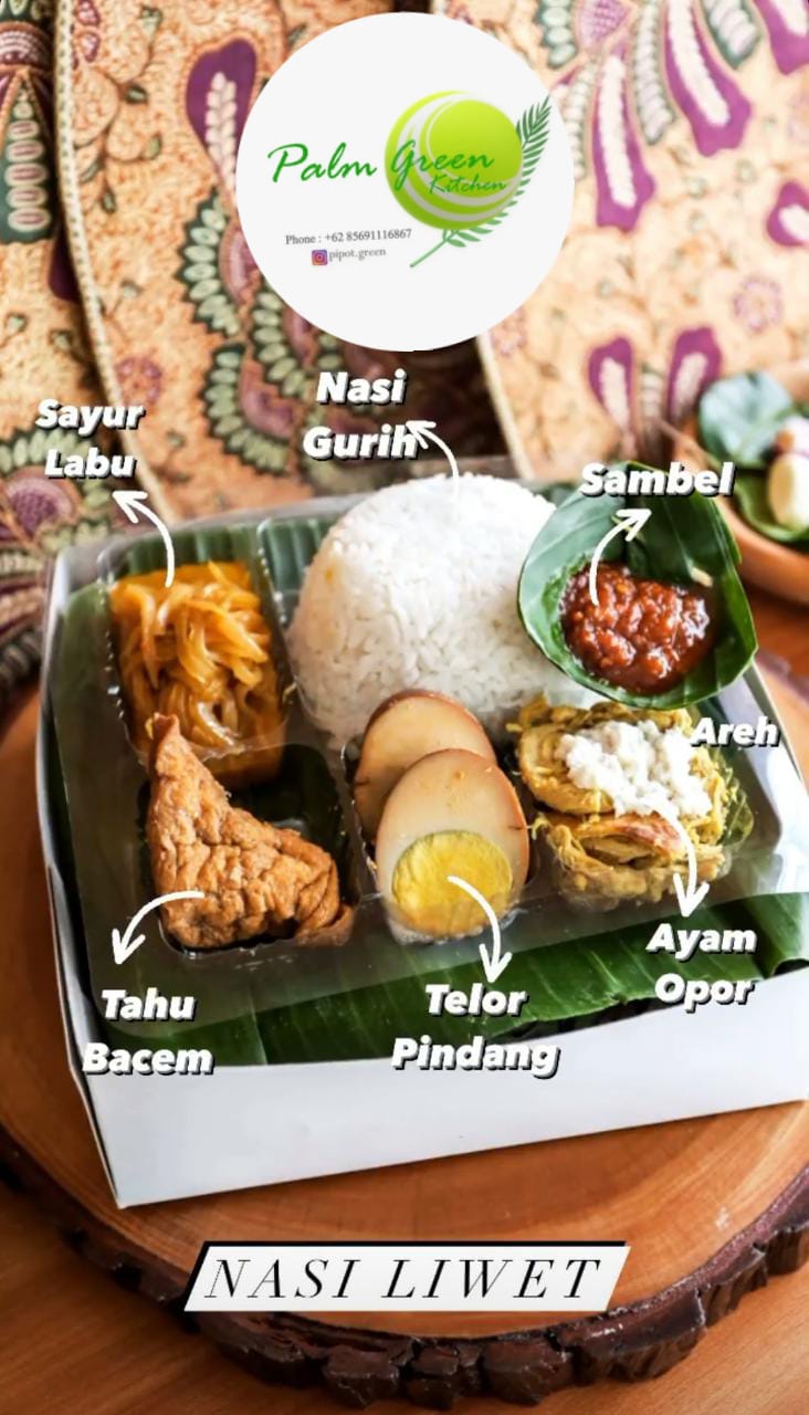 NASI BOX PAKET 2 PALM GREEN KITCHEN