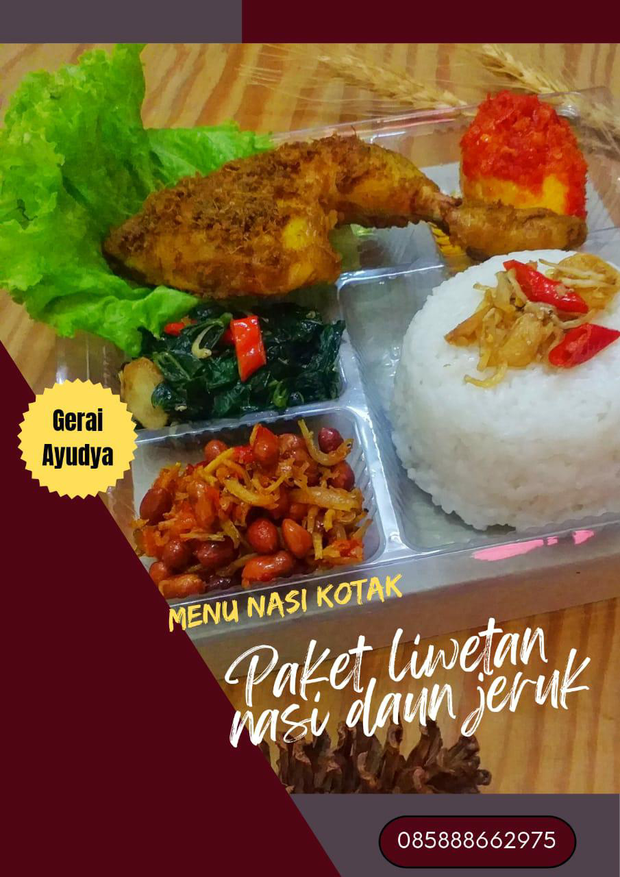 Paket liwetan nasi daun jeruk Gerai Ayudya1