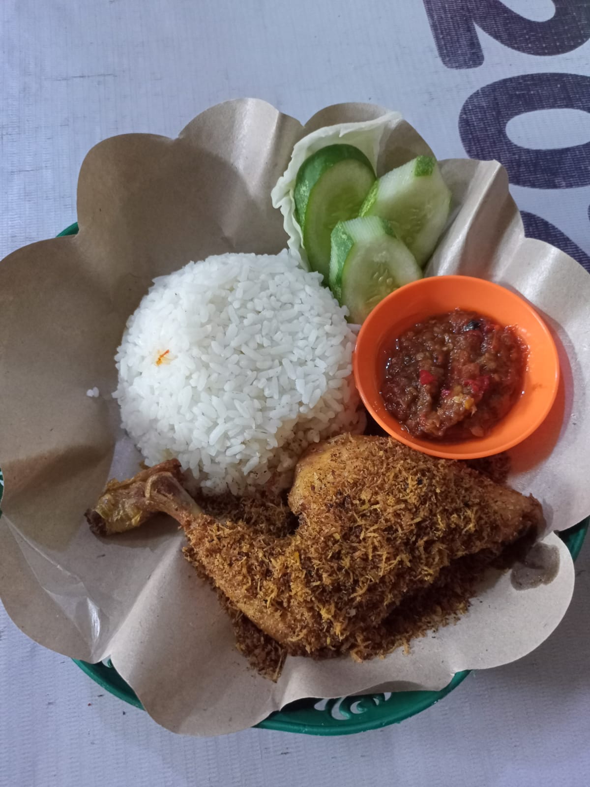 Nasi Ayam Serundeng