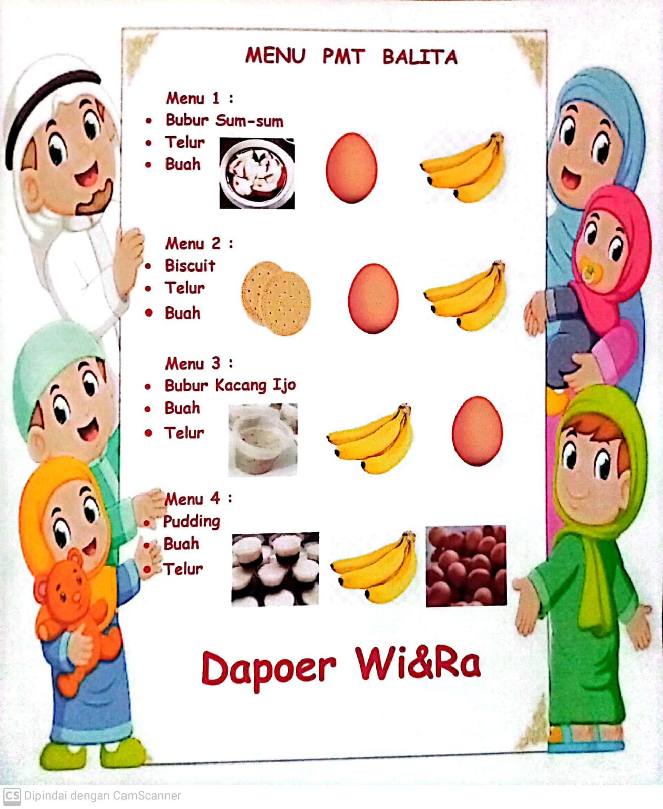 Paket PMT Balita Wi&amp;Ra