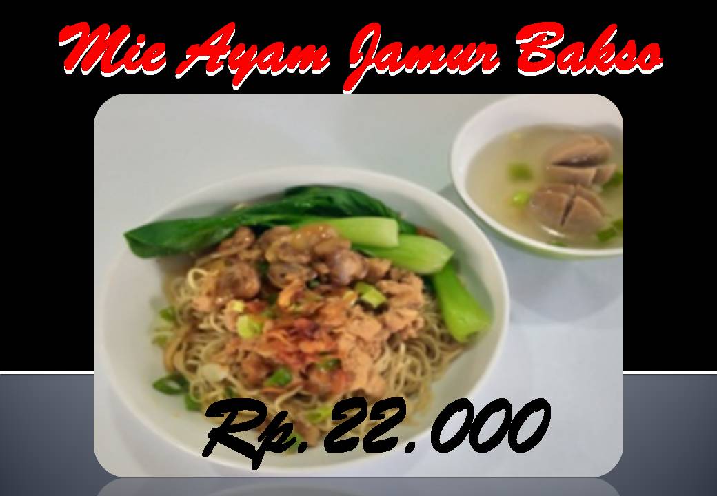 Mie Ayam Jamur Bakso