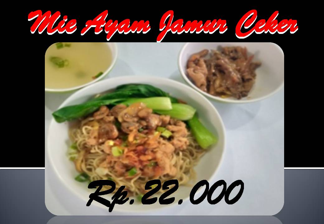 Mie Ayam Jamur Ceker