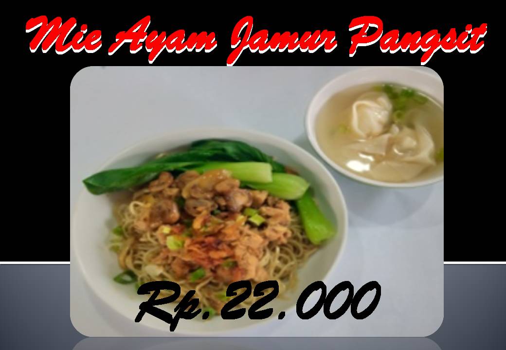 Mie Ayam Jamur Pangsit