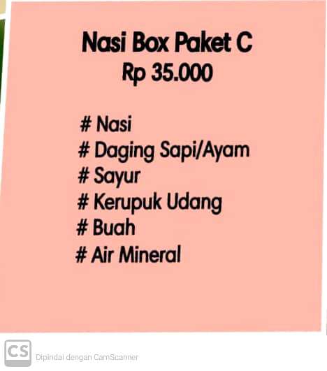 NASI BOX PAKET C DAPUR TANTE