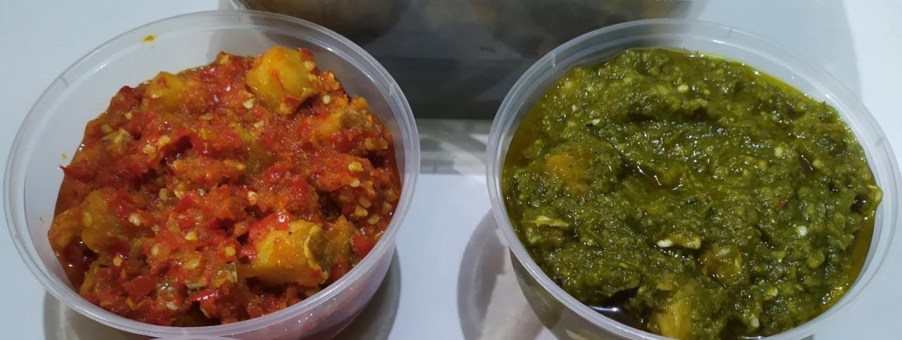 Sambal Balado ikan jambal hijau/Merah