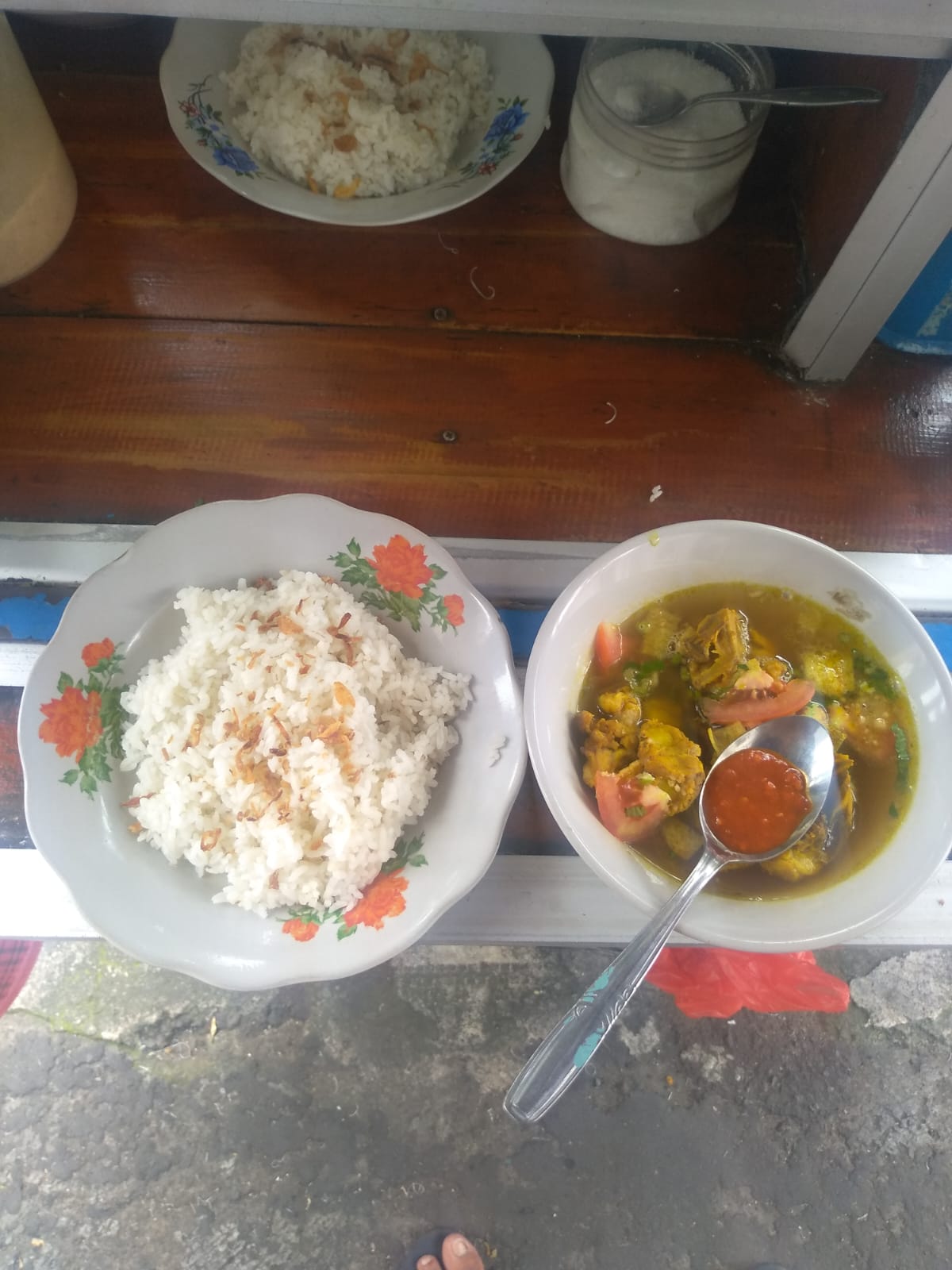 Soto Tulangan Nasi Pisah