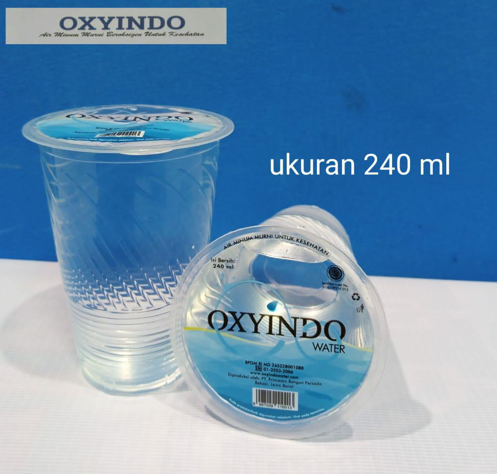 Air Minum Oksigen OXYNDO gelas 240ml1