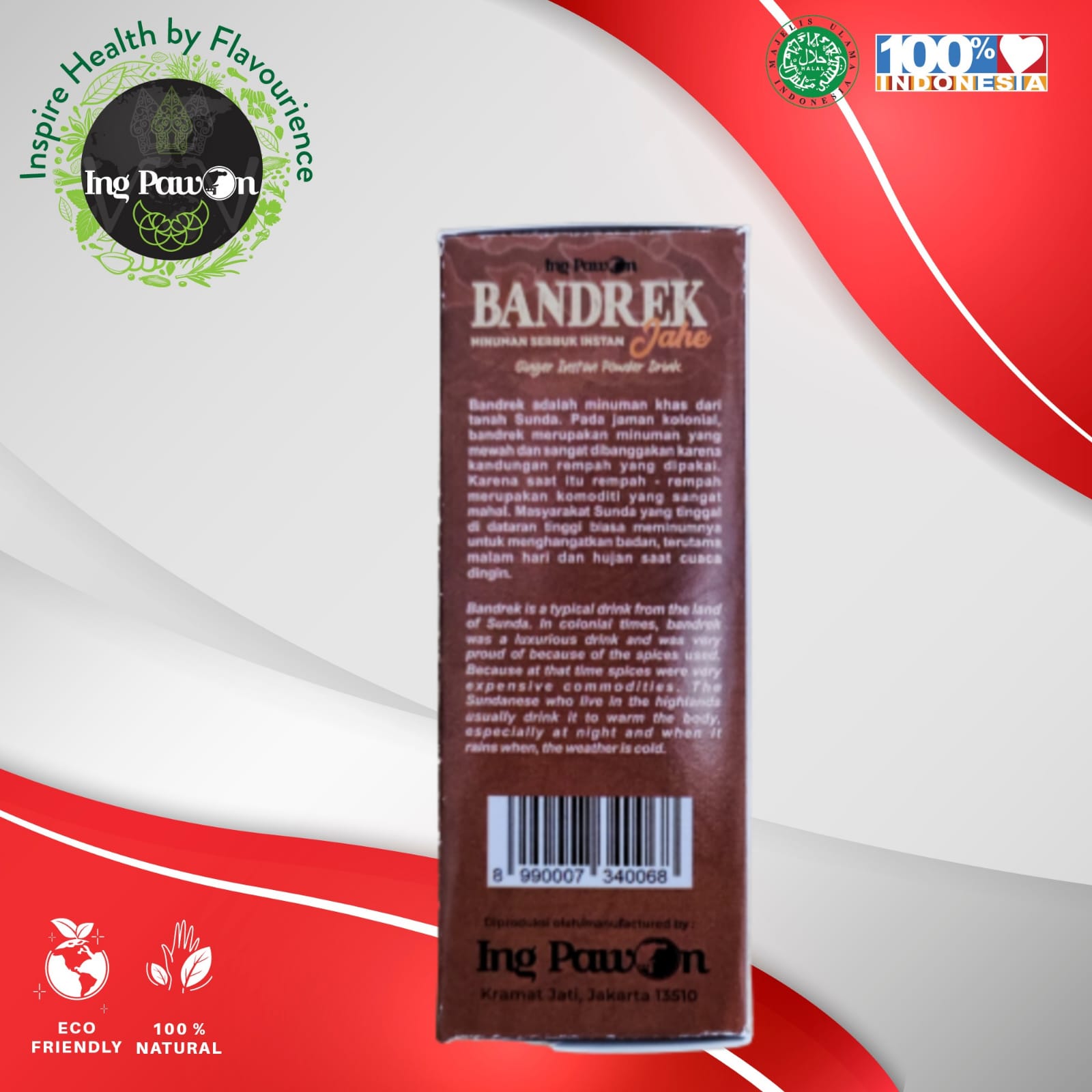 Minuman Serbuk Instan Bandrek Jahe