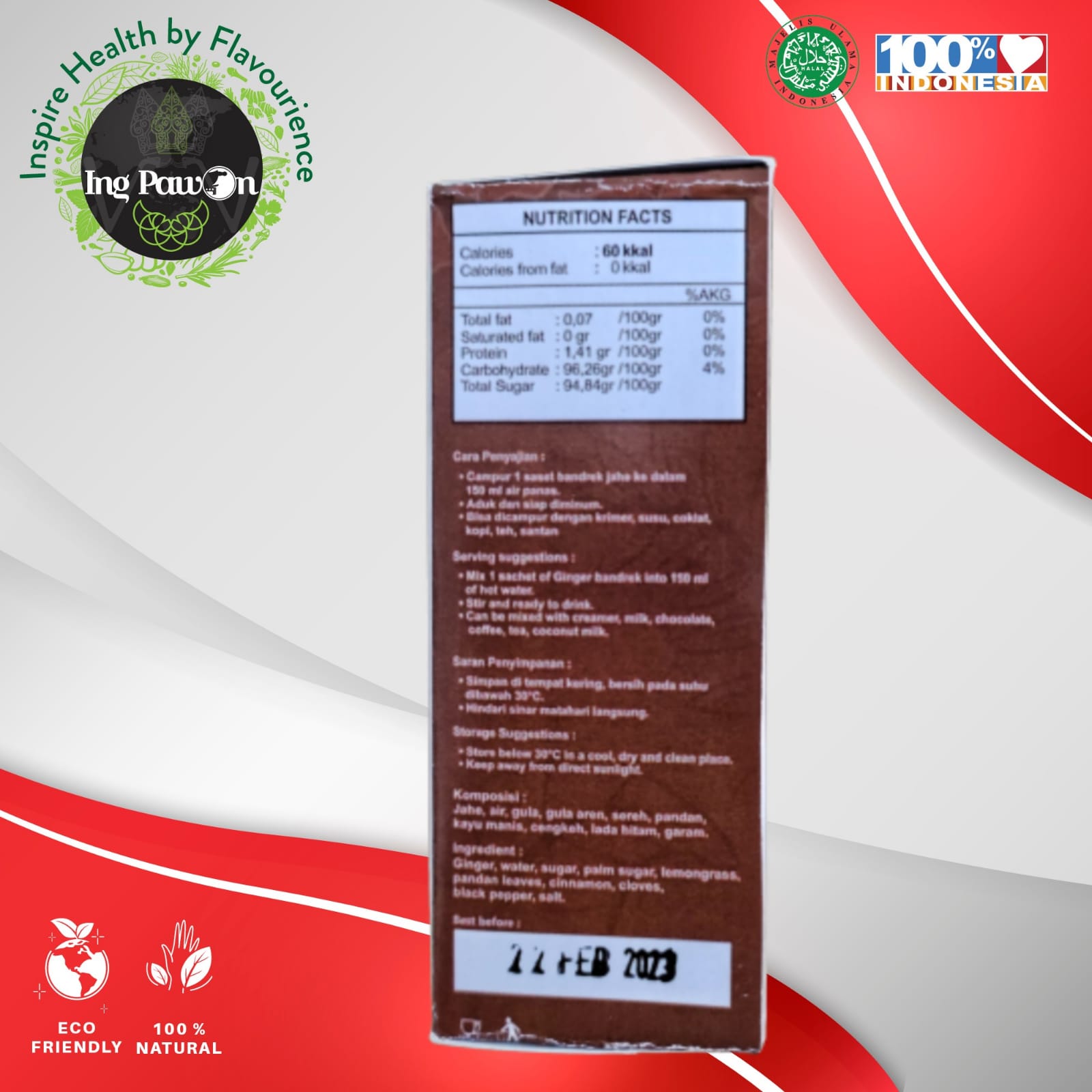 Minuman Serbuk Instan Bandrek Jahe