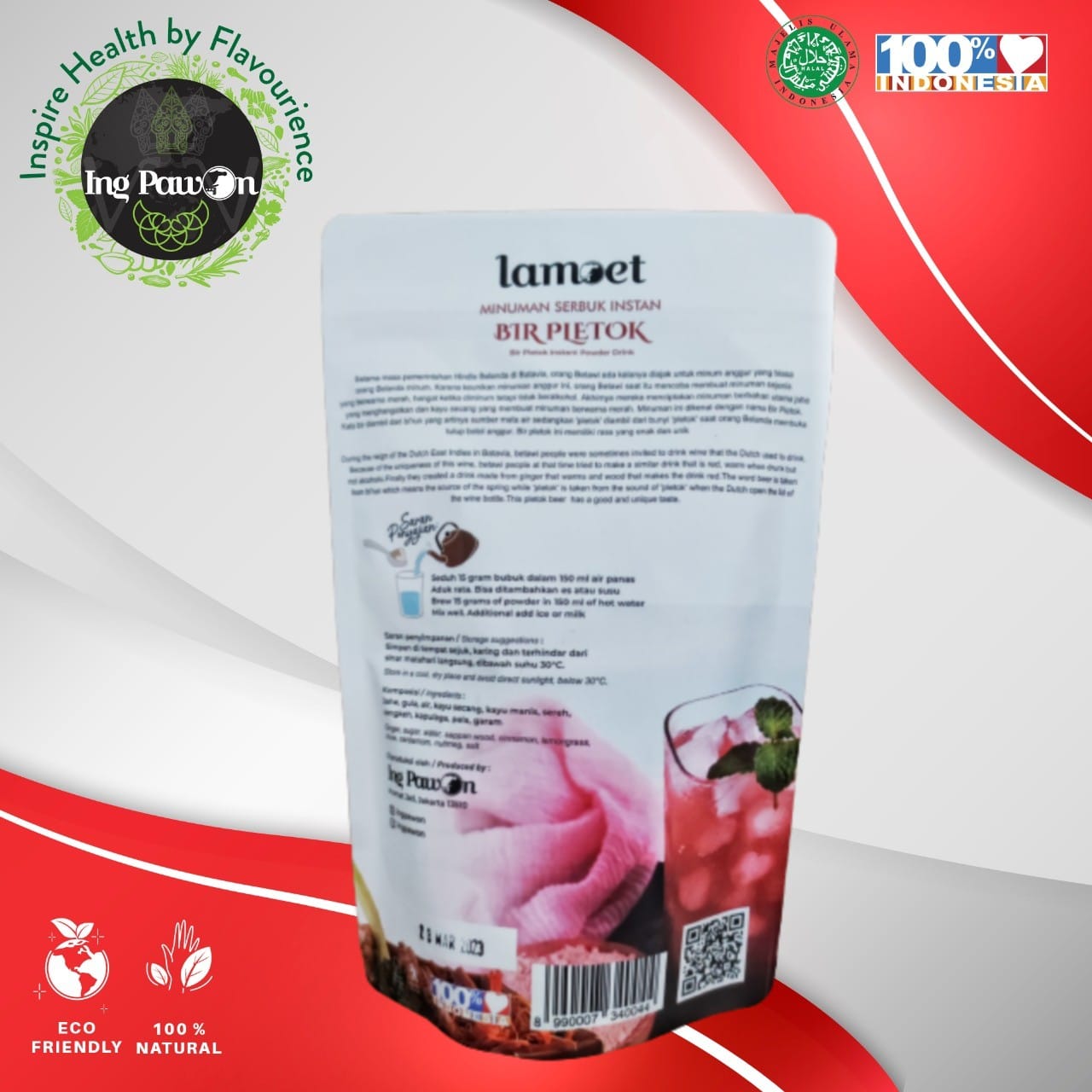 Minuman Serbuk Instan Bir Pletok