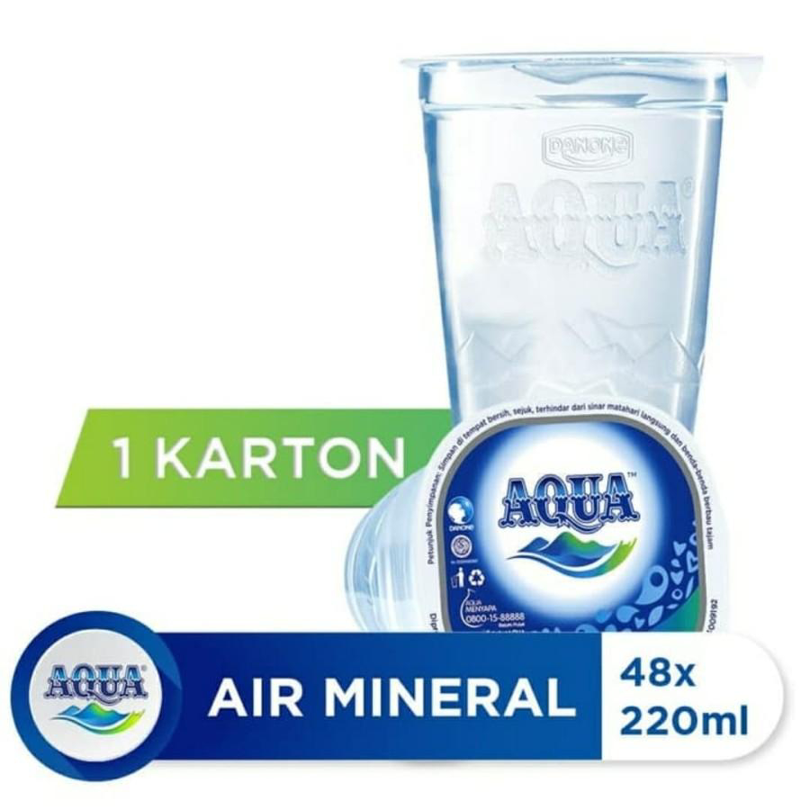 Air Mineral Aqua Gelas 220ml1