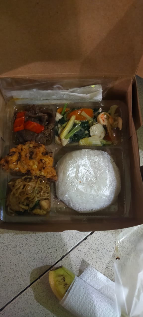Nasi Daging cah cabai