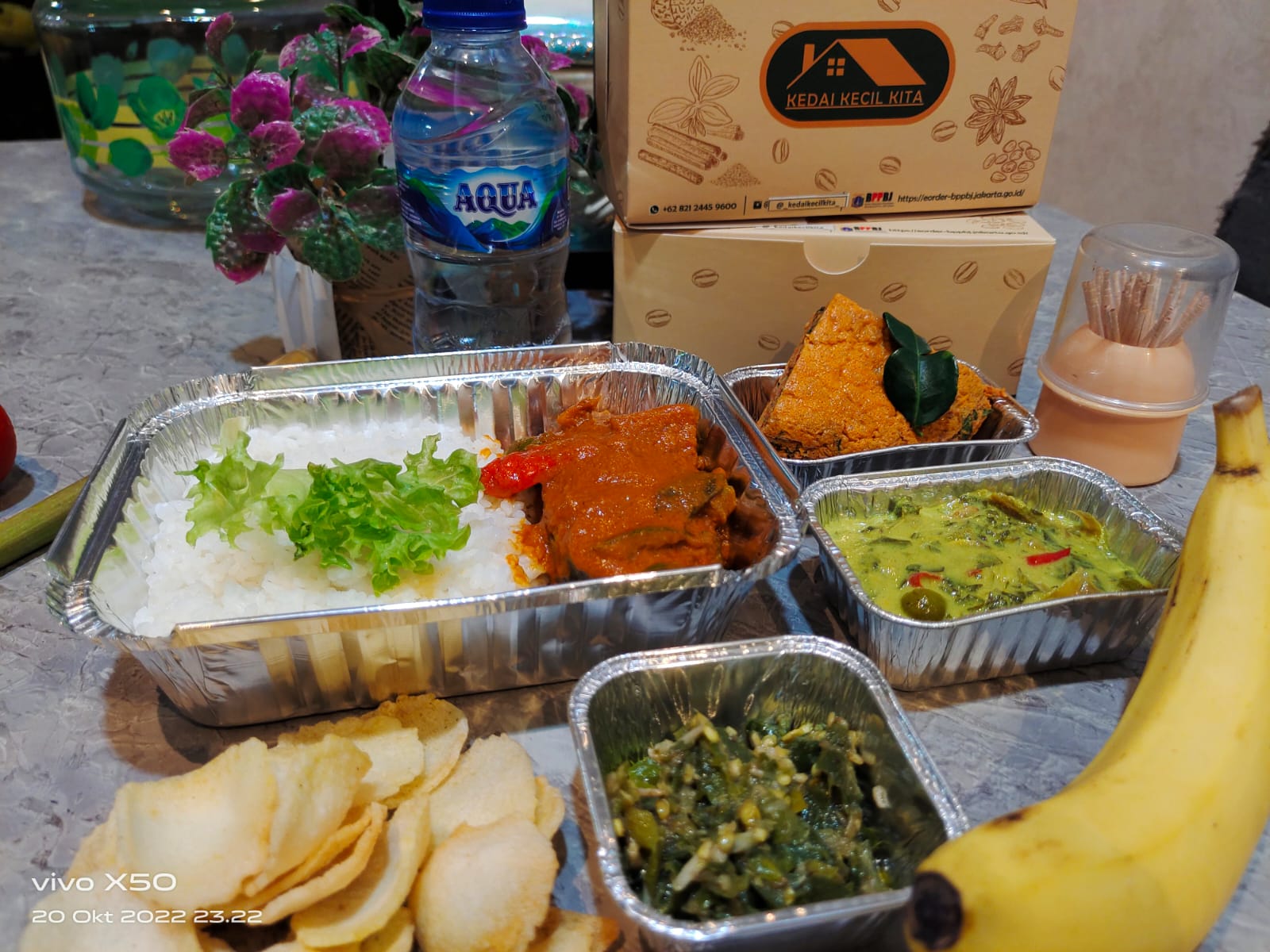 Nasi Box Padang 2 Kedai Kecil Kita