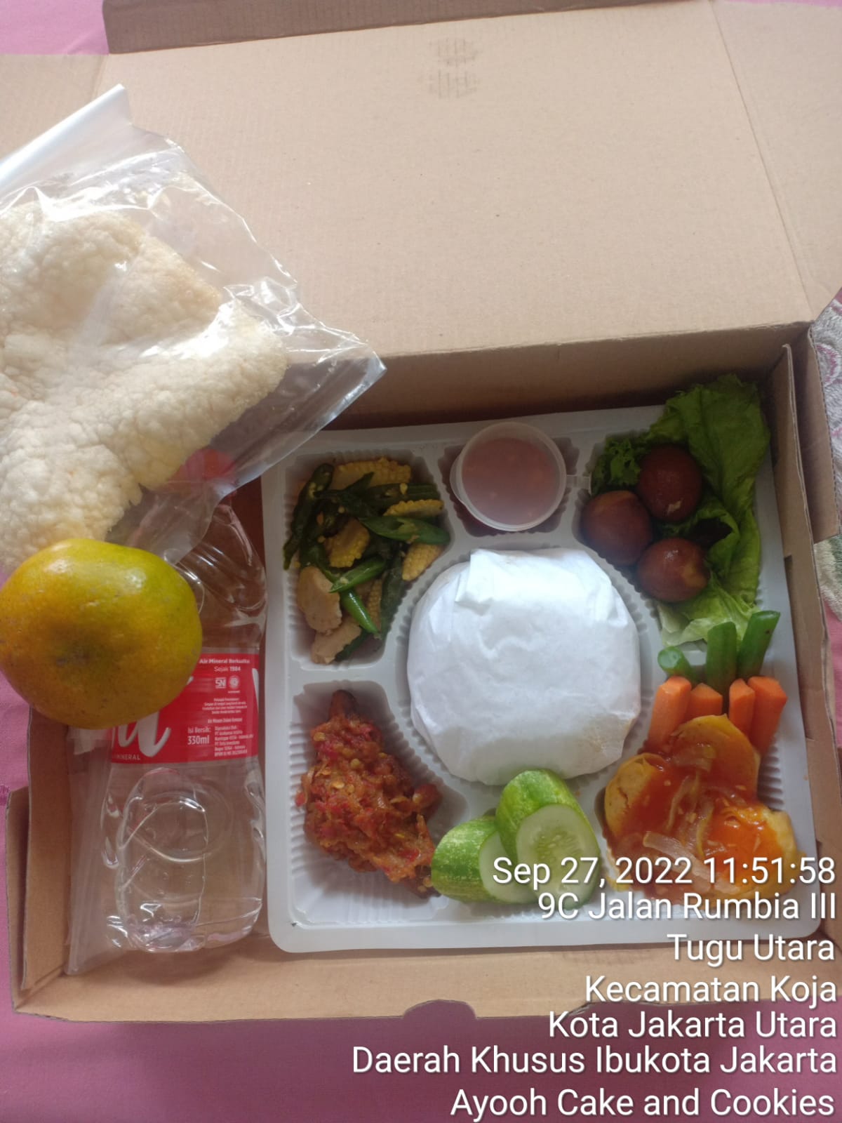 Nasi Paket lengkap Ayooh Cake n Cookies