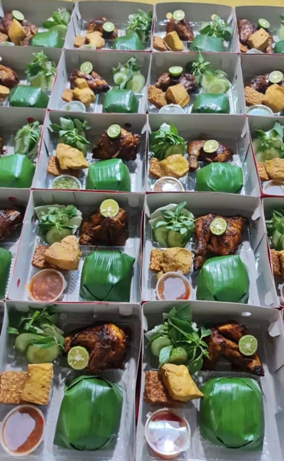 Paket Nasi Ayam Bakar/Goreng (Nasi Box)