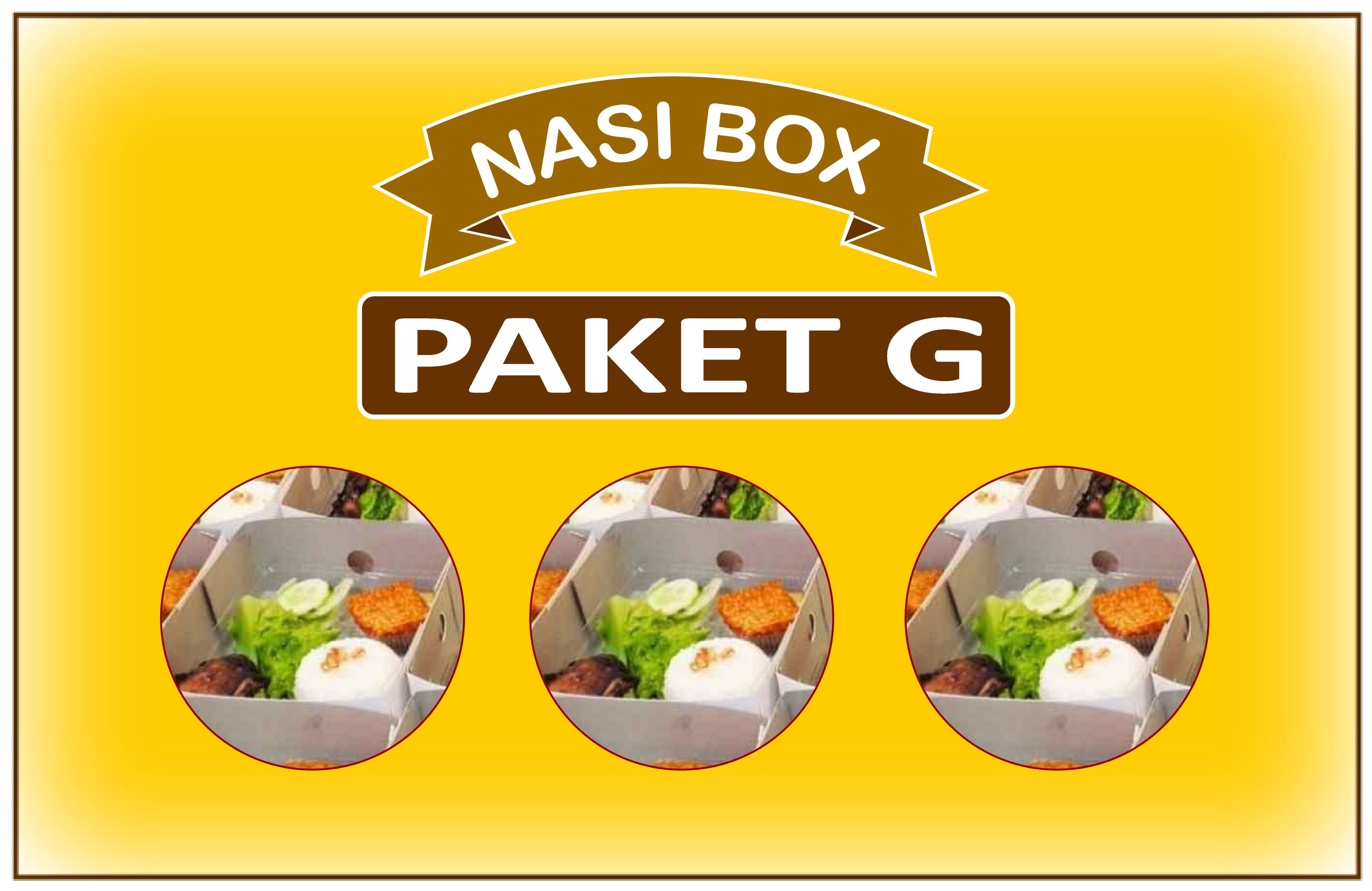 NASI BOX PAKET G