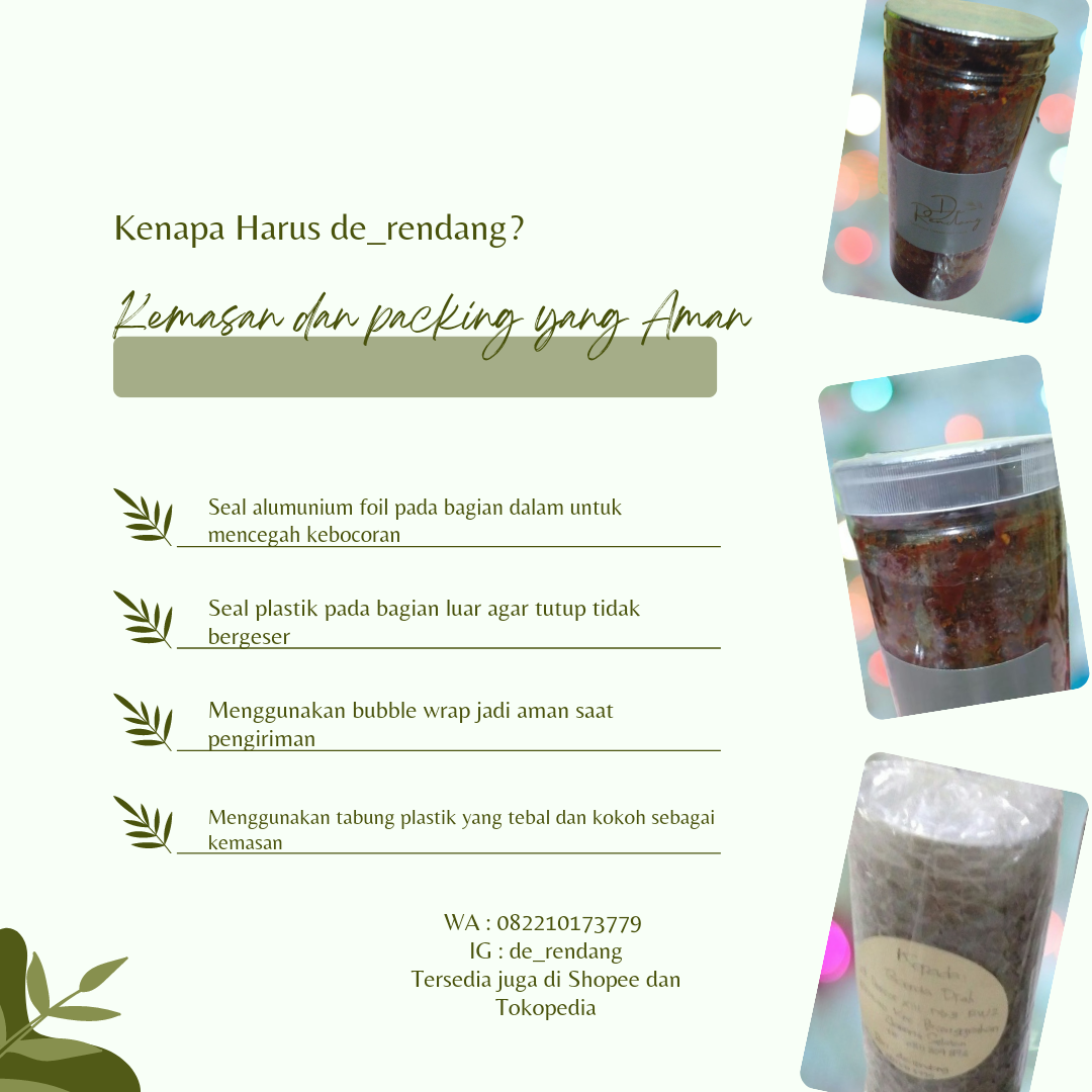 Rendang Hati 'de_rendang' 1000gr