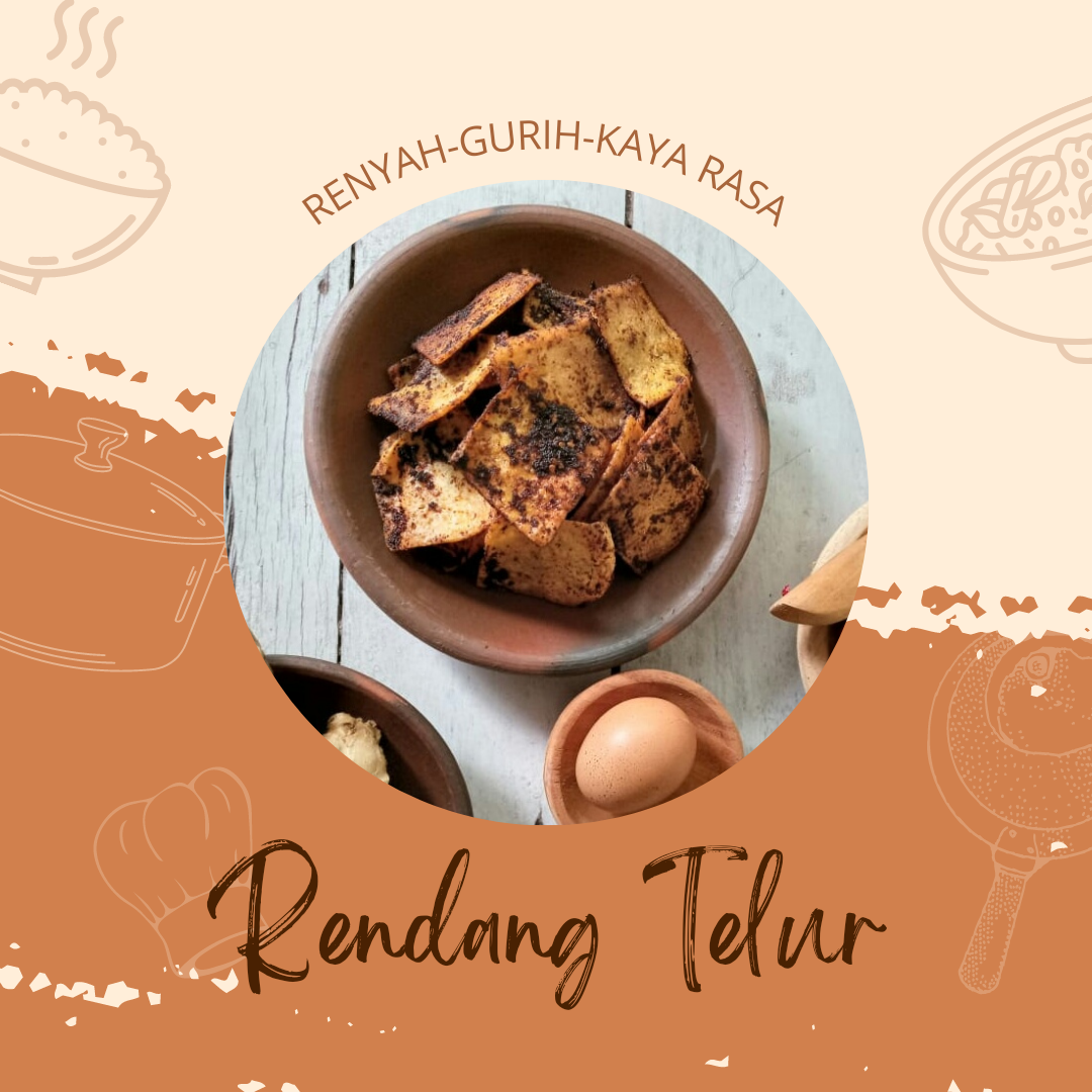 Rendang Telur 'de_rendang' 200gr