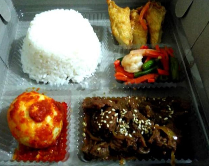 Paket Nasi Beef Teriyaki