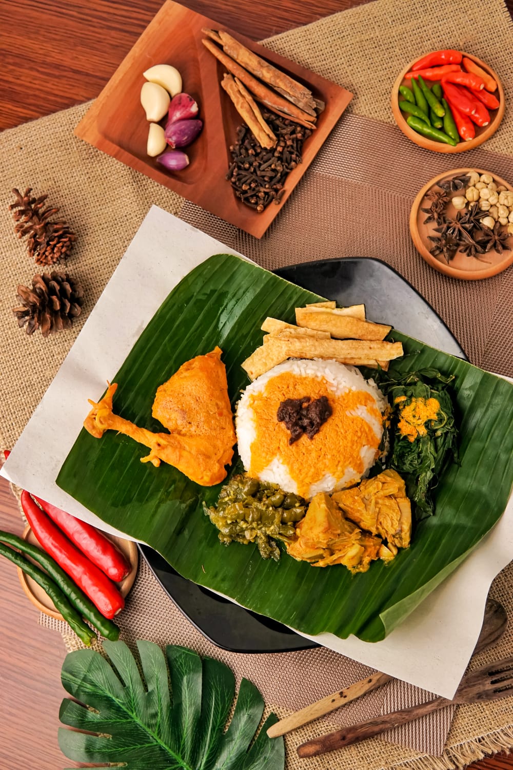 Nasi Rames Ayam Gulai