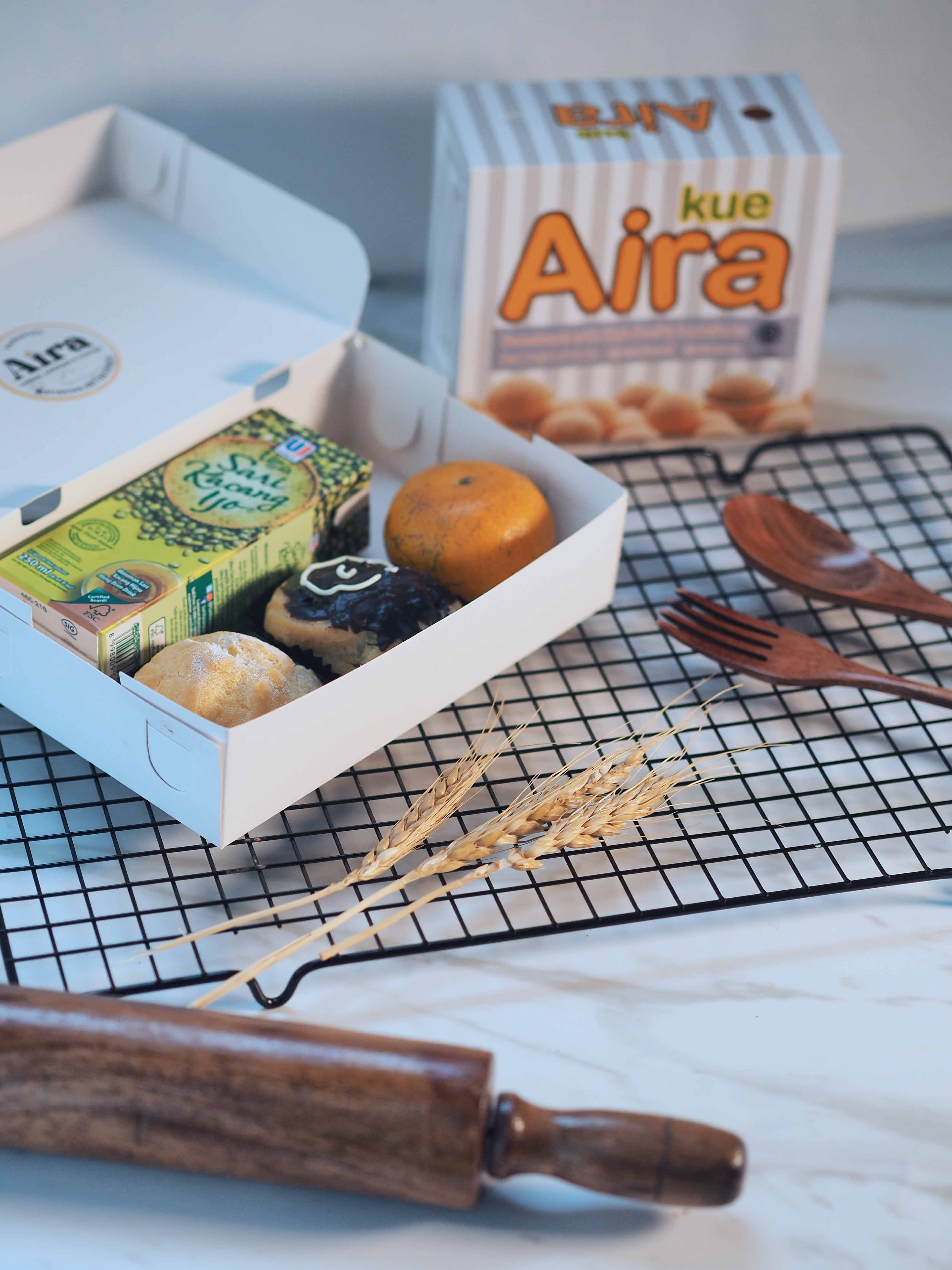 Snack Box dengan Buah dan Sari Kacang Hijau by AIRA