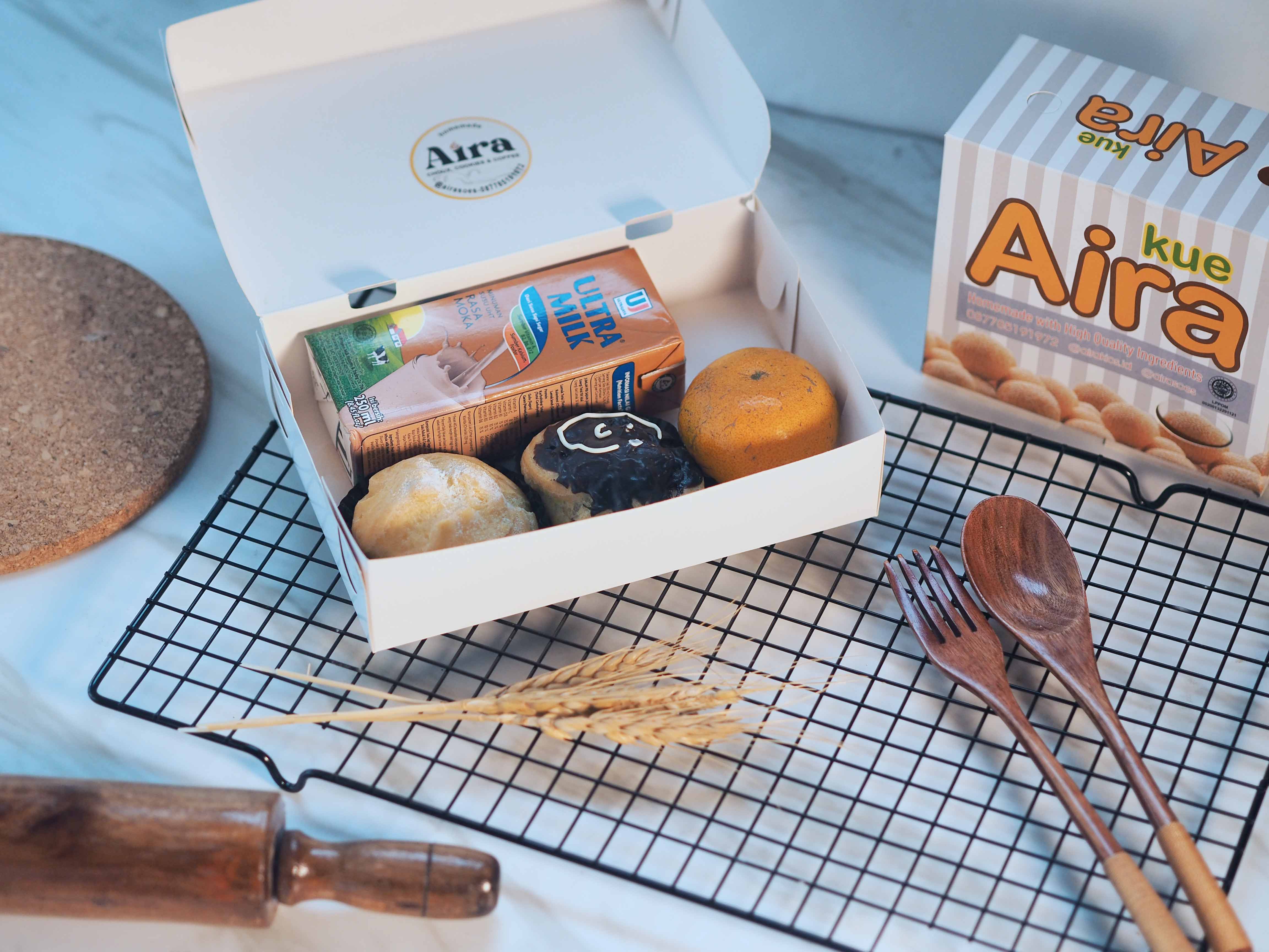 Snack Box dengan Buah dan Susu UHT by AIRA