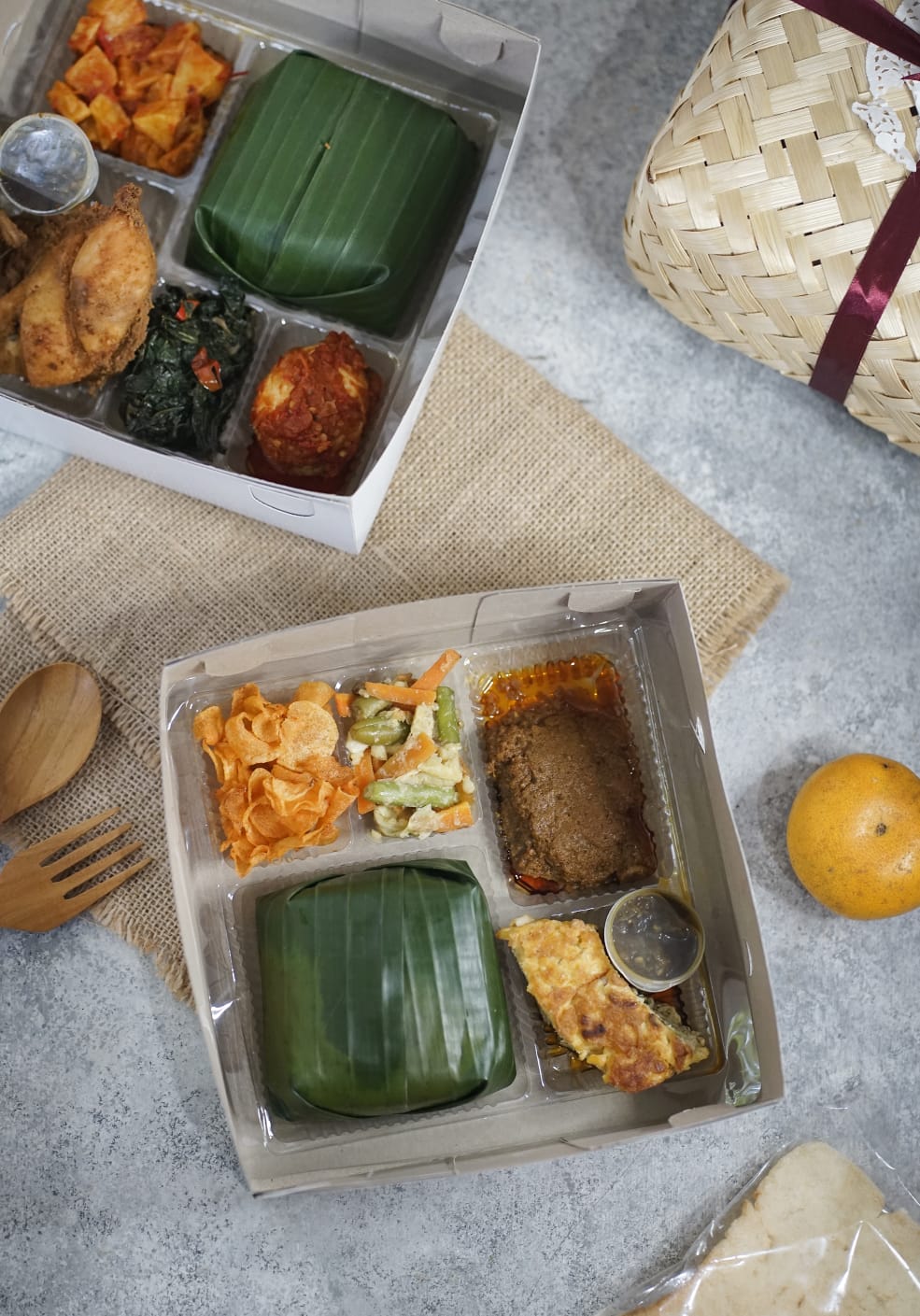 NASI BOX BAMBU PAKET 1