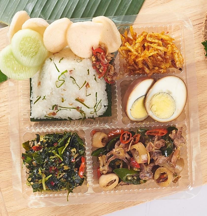 Paket nasi daun jeruk_kemangi