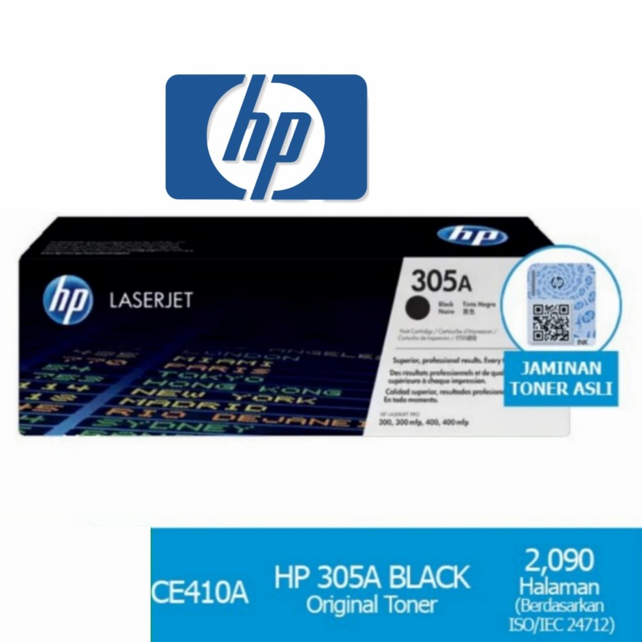 Toner LaserJet HP 305A - CE410A Black