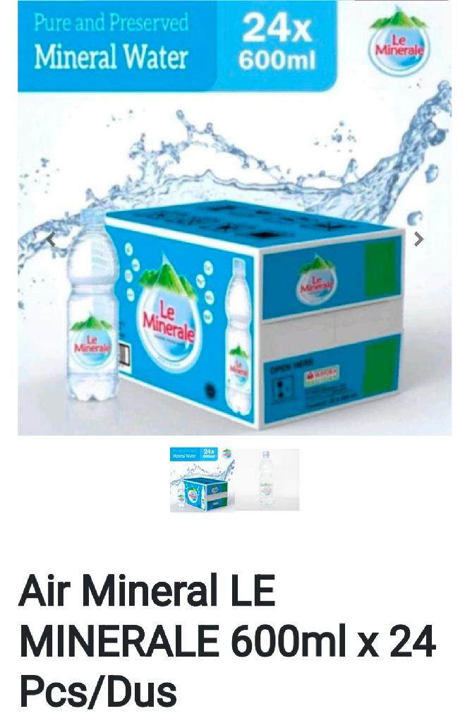 Air mineral botol 600ml1