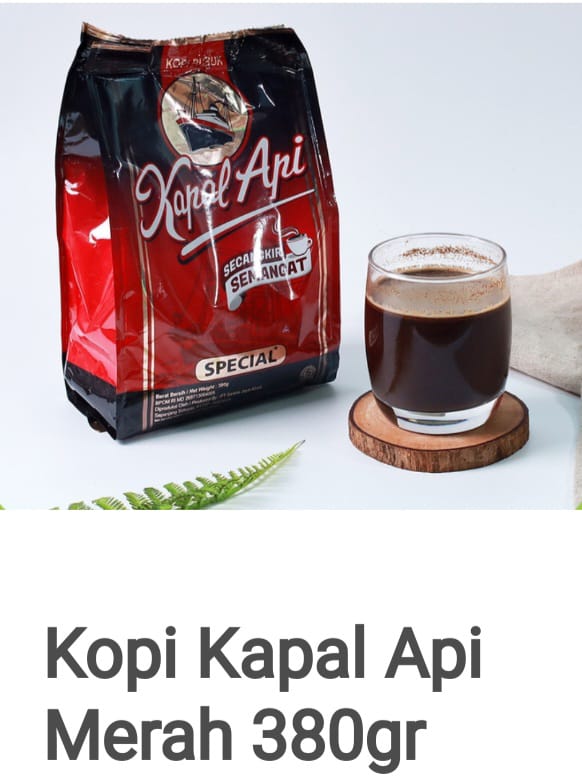 Kopi Kapal Api Merah (380 gr)