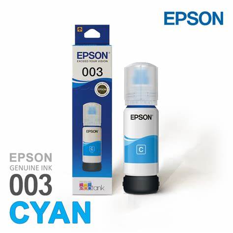 Epson Ink Bottle 003 Cyan