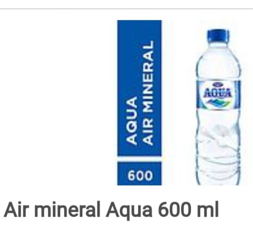 Air Mineral Aqua 600 ml